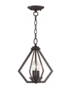 Livex Lighting Livex Prism 2-light Bz Mini Chandelier/ceiling Mount