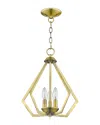 Livex Lighting Livex Prism 3-light Ab Mini Chandelier/ceiling Mount