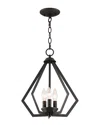Livex Lighting Livex Prism 3-light Bz Mini Chandelier/ceiling Mount