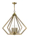 Livex Lighting Livex Prism 6 Light Ab Chandelier