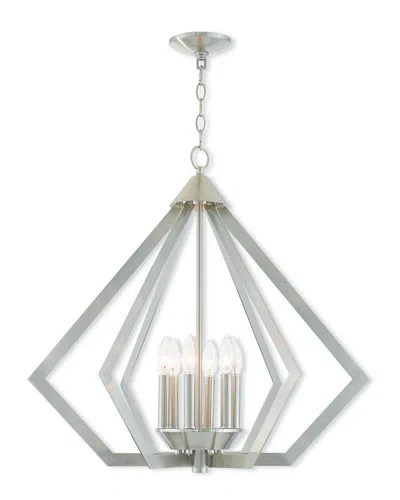 Livex Lighting Livex Prism 6 Light Bn Chandelier