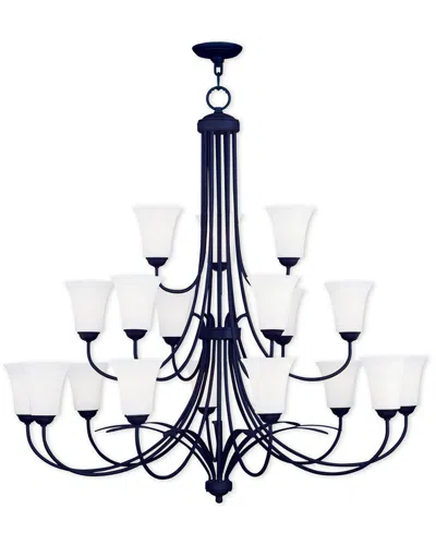 Livex Lighting Livex Ridgedale 18-light Black Chandelier