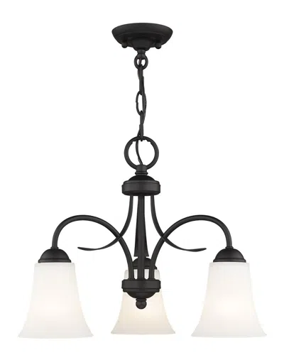 Livex Lighting Livex Ridgedale 3-light Black Chain Hang/ceiling Mount