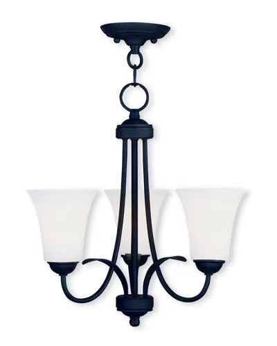 Livex Lighting Livex Ridgedale 3-light Black Chain Hang/ceiling Mount