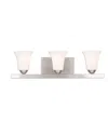 Livex Lighting Livex Ridgedale 3-light Brushed Nickel Bath Vanity