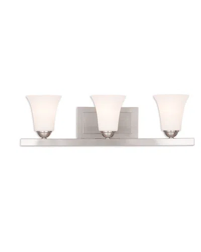 Livex Lighting Livex Ridgedale 3-light Brushed Nickel Bath Vanity