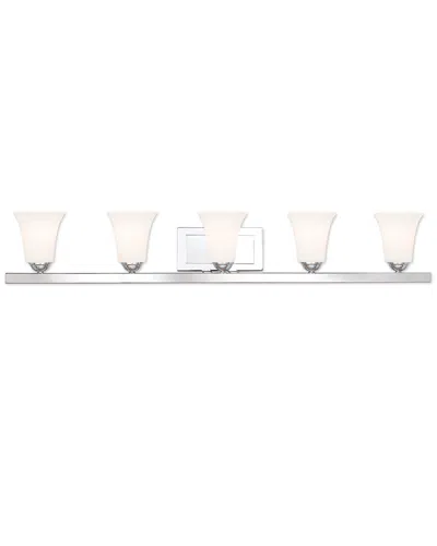 Livex Lighting Livex Ridgedale 5-light Polished Chrome Bath Vanity
