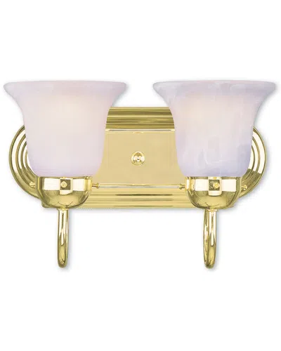 Livex Lighting Livex Riviera 2-light Polished Brass Bath-light