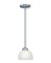 Livex Lighting Livex Somerset 1-light Brushed Nickel Mini Pendant