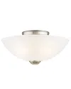 Livex Lighting Livex Somerset 2-light Brushed Nickel Ceiling Mount