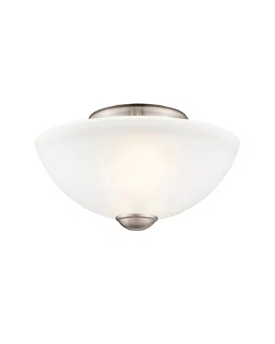 Livex Lighting Livex Somerset 2-light Brushed Nickel Ceiling Mount