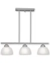 Livex Lighting Livex Somerset 3-light Brushed Nickel Island