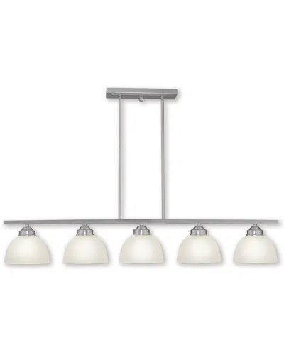 Livex Lighting Livex Somerset 5-light Brushed Nickel Island