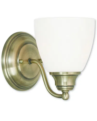 Livex Lighting Livex Somerville 1-light Antique Brass Wall Sconce