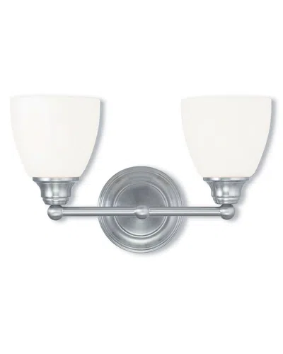 Livex Lighting Livex Somerville 2-light Brushed Nickel Bath-light
