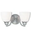 Livex Lighting Livex Somerville 2-light Brushed Nickel Bath-light