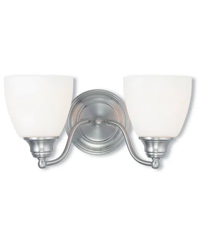 Livex Lighting Livex Somerville 2-light Brushed Nickel Bath-light