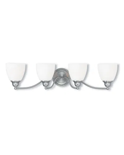 Livex Lighting Livex Somerville 4-light Brushed Nickel Bath-light
