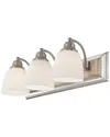 Livex Lighting Livex Springfield 3-light Brushed Nickel Bath-light