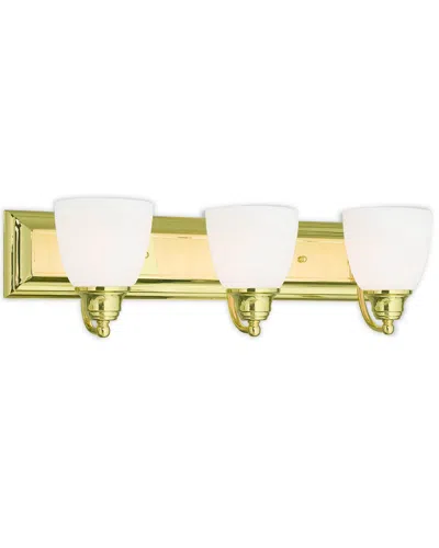 Livex Lighting Livex Springfield 3-light Polished Brass Bath-light
