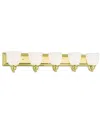 Livex Lighting Livex Springfield 5-light Polished Brass Bath-light