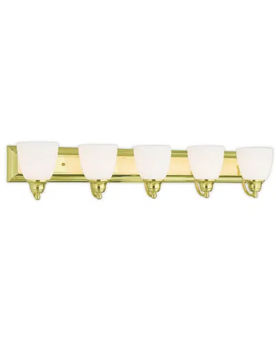 Livex Lighting Livex Springfield 5-light Polished Brass Bath-light
