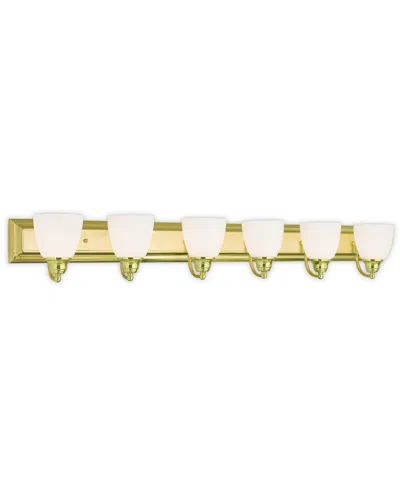 Livex Lighting Livex Springfield 6-light Polished Brass Bath-light