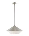 Livex Lighting Livex Stockholm 1 Lt Brushed Nickel Pendant