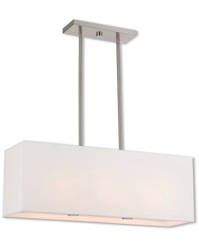 Livex Lighting Livex Summit 3 Light Bn Linear Chandelier