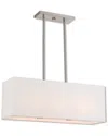 Livex Lighting Livex Summit 3 Light Bn Linear Chandelier