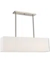 Livex Lighting Livex Summit 4 Light Bn Linear Chandelier