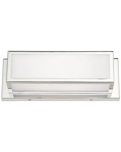 Livex Lighting Livex Sutter 1 Lt Polished Chrome Ada Bath Vanity In White