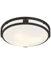 Livex Lighting Livex Titania 3-light Bronze Ceiling Mount