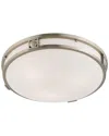 Livex Lighting Livex Titania 3-light Brushed Nickel Ceiling Mount