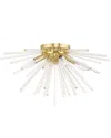 Livex Lighting Livex Utopia 4 Light Satin Brass Ceiling Mount