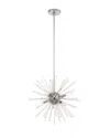 Livex Lighting Livex Utopia 6 Lt Polished Chrome Pendant Chandelier