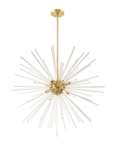 Livex Lighting Livex Utopia 8-light Satin Brass Pendant Chandelier