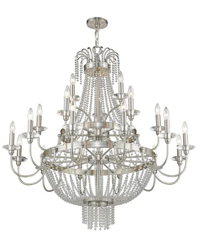 Livex Lighting Livex Valentina 21-light Brushed Nickel Foyer Chandelier