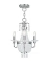 Livex Lighting Livex Valentina 3-light Bn Mini Chandelier/ceiling Mount