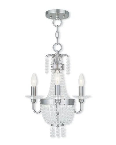 Livex Lighting Livex Valentina 3-light Bn Mini Chandelier/ceiling Mount