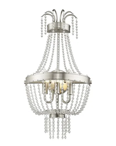 Livex Lighting Livex Valentina 3-light Brushed Nickel Wall Sconce
