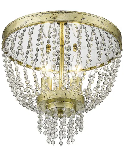 Livex Lighting Livex Valentina 3-light Winter Gold Ceiling Mount