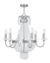 Livex Lighting Livex Valentina 6-light Brushed Nickel Chandelier