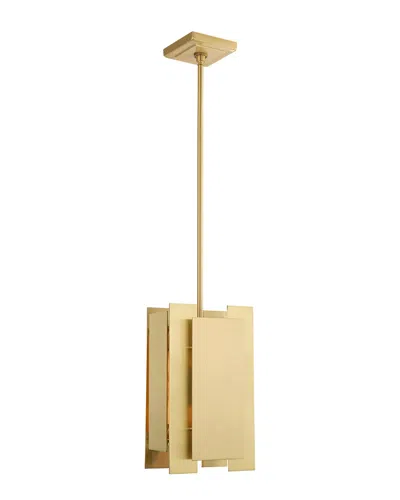 Livex Lighting Livex Varick 1 Lt Satin Brass Mini Pendant