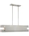 Livex Lighting Livex Varick 4 Light Brushed Nickel Linear Chandelier