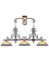 Livex Lighting Livex Villa Verona 3-light Vbz Island