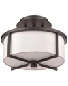 Livex Lighting Livex Wesley 2-light Bronze Ceiling Mount
