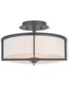 Livex Lighting Livex Wesley 2-light Bronze Ceiling Mount