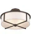 Livex Lighting Livex Wesley 3-light Bronze Ceiling Mount