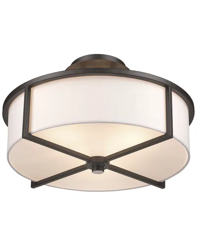 Livex Lighting Livex Wesley 3-light Bronze Ceiling Mount